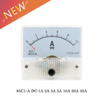 85C1-A Medidor de Amperios Analógico DC – 1‑30A con Shunt