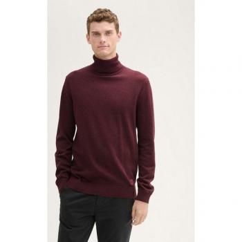 Tom Tailor Dunkelroter Rollkragenpullover 1042456 für Herren