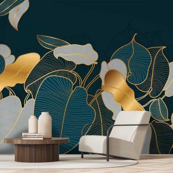 Papel Pintado Glamour Dorado