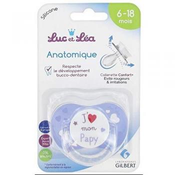 Luc et Léa Sucette Anatomique Silicone 6-18 Mois