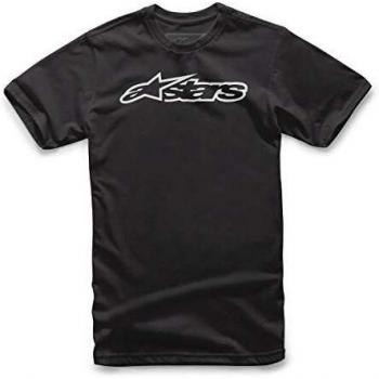 Alpinestars Youth Blaze Tee L, Black-White, Short Sleeve, Unisex Children