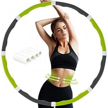 Cerceau de hula Joyshare avec 8 anneaux de massage en silicone