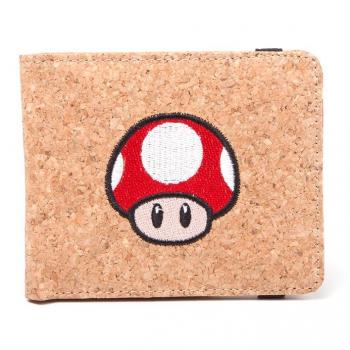 Nintendo Super Mario Red Mushroom Bi-Fold Wallet
