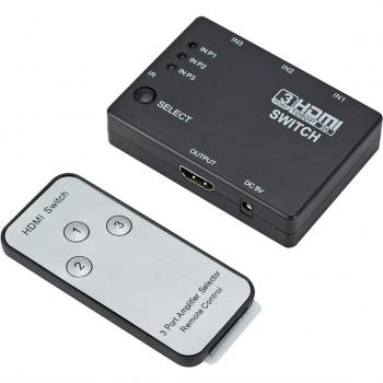 Grwibeou 3 In 1 HDMI Switch Box