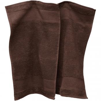 Erwin Müller Seif-Tücher Karlsruhe – 2‑Pack, 30 × 30 cm, Dunkelbraun