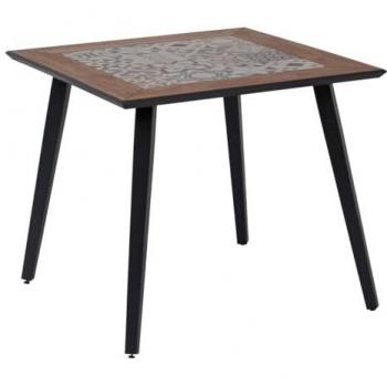 Bistro Lounge Cerámico-Grafito – Mesa para 4