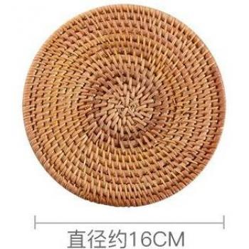 Round Rattan Fruit Dish