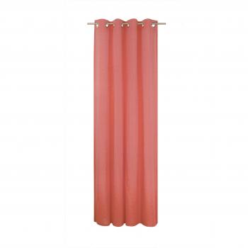 Vorhang WIRTH LORCA Gardinen Gr. 150cm, Ösen, 132cm, rot