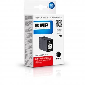 Kompatible Tintenpatrone ersetzt PGI1500XLBK für Canon Maxify MB 2050/MB 2350, ca. 1200 Seiten, schwarz