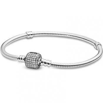 Pandora Pulsera de Plata “Moments” Cierre de Firma – 590723CZ