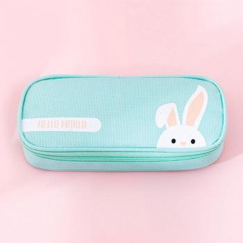Estuche de lápices para estudiantes con dibujos de animales