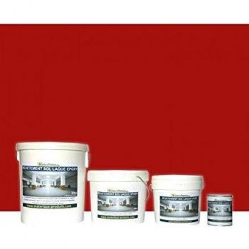 Peinture laque pour sol rouge brique 1 kg