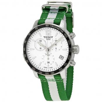 Herrenzeitmesser Quickster von Tissot, Boston Celtics-Design (T0954171703717)