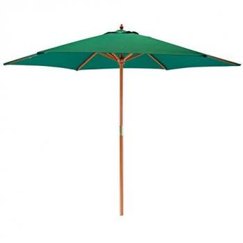 Harbour Housewares 2.7m Wooden Sun Parasol