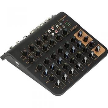 MIXER MI6U 6 CHANNELS, 4 MICROPHONES, 2 STEREOS, 1 AUX AND USB PORT