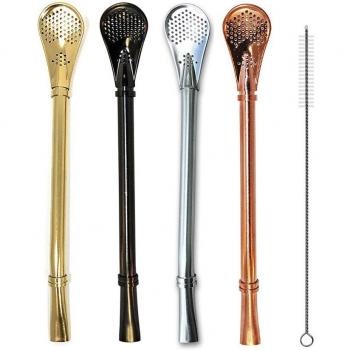 Yerba Kamerad Filter & Buntpinsel Set – 304 Edelstahl