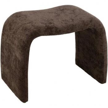 M&S Tabouret 61x37x47 cm Tissu Brun