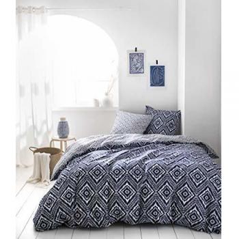Parure de Couette TODAY Naxos, Bleu, Blanc, 220x240