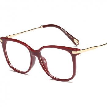 Gafas de lectura con marco de ojos de gato y lentes transparentes