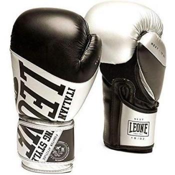 Lion Handschuhe Next Silver für Sparring Boxen Kickboxen Muay Thai Leone