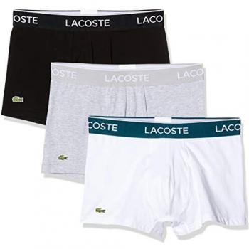Bóxer Lacoste 5H3389 Negro (Pack de 3)