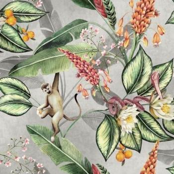 Papel Pintado Belgravia “Parque Animal” Color Gris – 32,8 ft² (10 m²)