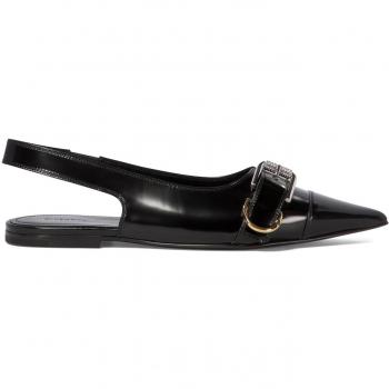 Givenchy Black Ballerinas with Ankle Strap | Size 10 US