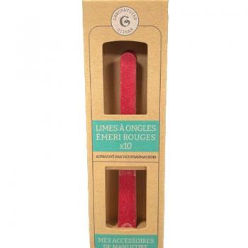 Limes à Ongles Rouge x10 par Giphar