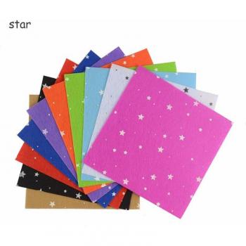10 Sheet Non-Woven Craft Felt Bundle for Home Decor