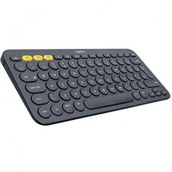 Teclado K380 de Logitech: Inalámbrico, QWERTY Internacional, Gris