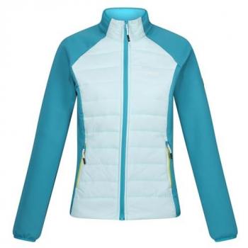 Regatta Clumber dámská hybridní bunda, Bleached Aqua/Tahoe Blue, velikost 8