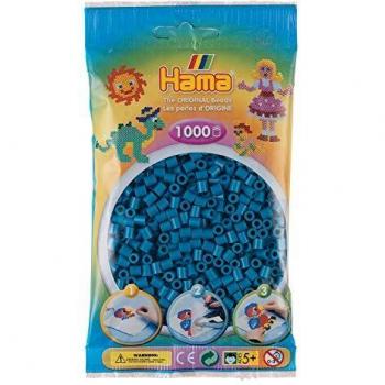 Perles Hama 1000 pièces bleu pétrole