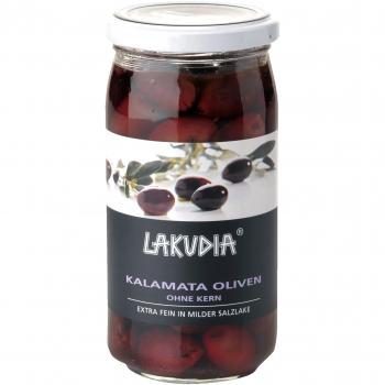 Lakudia – Kalamata Oliven, kernlos, 200 g, Salzlake