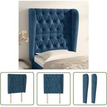Testiera Letto “Cielo Notturno” – 83x23x118 cm in velluto blu scuro