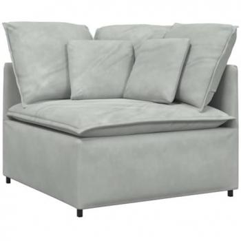 VidaXL Modulares Sofa Eckmodul 100 cm mit Kissen
