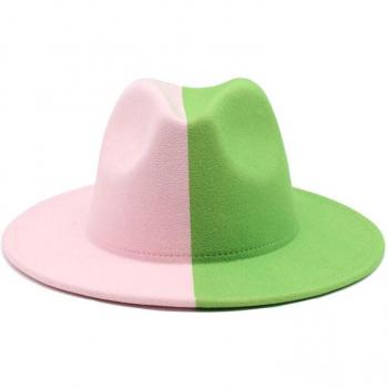 Patchwork Felt Fedora for Men