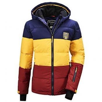 Killtec Youth Fiames BYS Ski‑Jacke in Daunenoptik, Kapuze, Schneefang – dunkelnavy