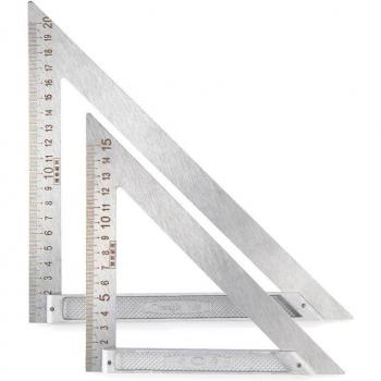 Angulador Triangular de Acero Inoxidable 90°