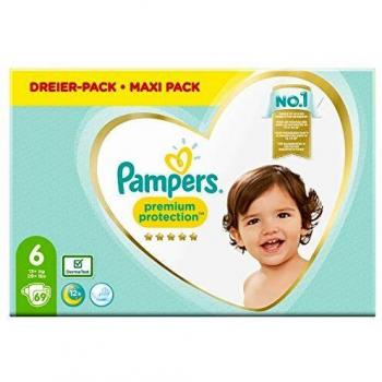 Pampers Super Guard Gr.6 XL 69 da 13-18 kg – Confezione di 3