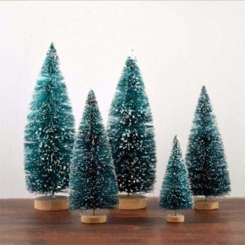 Small Santa Snow Christmas Tree