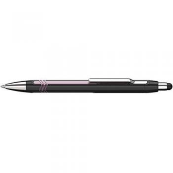 Stylo à bille Epsilon Touch noir-rose Recharge Slider 755 XB bleu foncé