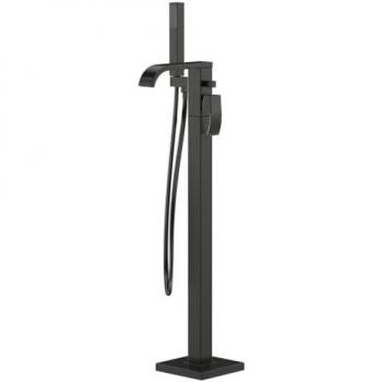 Flow Colore Freestanding Bath Mixer Tap in Gunmetal