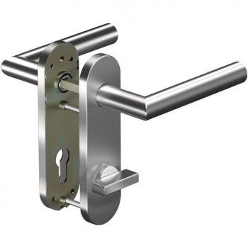 Ogro Set Rosetti Corti 8 mm, Maniglia Lever Ronda Alu, 7051K WC