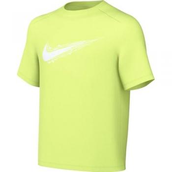 T‑shirt multi‑couleur Dri‑Fit Nike – Jaune Citron/Blanc (Enfant)