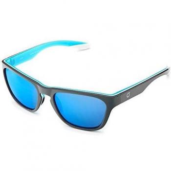 Lunettes de soleil Briko Bora gris foncé turquoise miroir HD