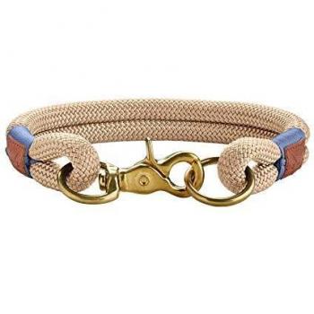HUNTER Sansibar Rantum Halsung, Hundehalsband, Tau, modern, nautisch, 50