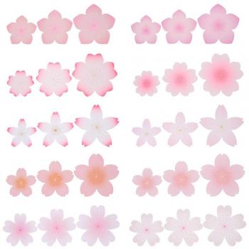 Rico Design Mixed Sakura Paper Flower Arrangement, 60 Stems