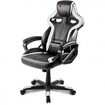 Arozzi Milano Gaming Stuhl schwarz/weiß