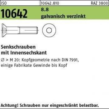 REYHER LING M16X35 ISO10642 ZINGATE PU=50 (set da 50)