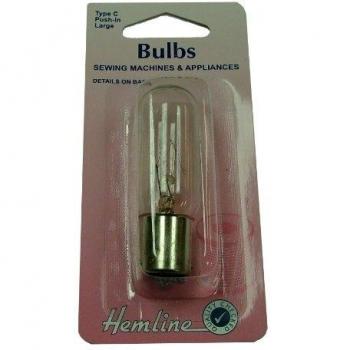 Pandoras Upholstery Hemline Sewing Machine Bulb, 15w, Bayonet